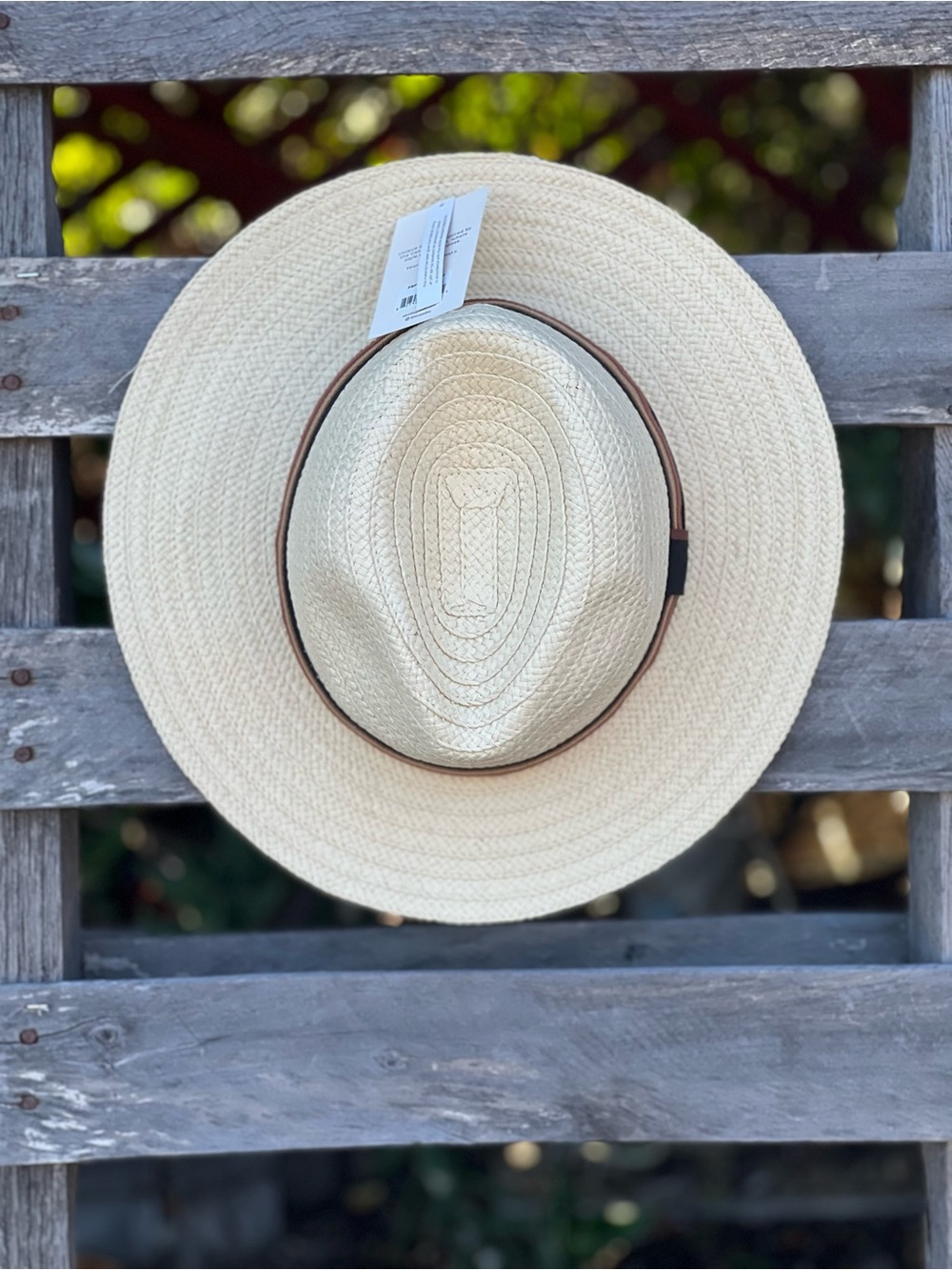San Diego Hat Company Unisex Fedora Sun Hat SPF 50 Paper Straw NWT - Picture 5 of 10